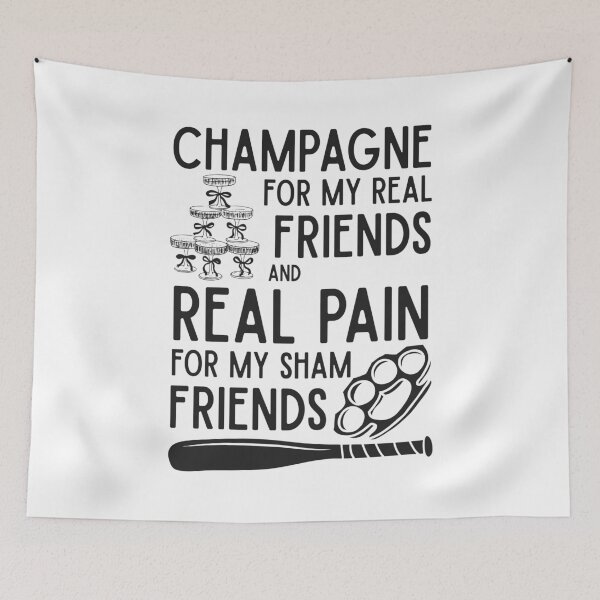 Item preview, Champagne for my Real Friends  designed and sold by UNK-Fatigues.