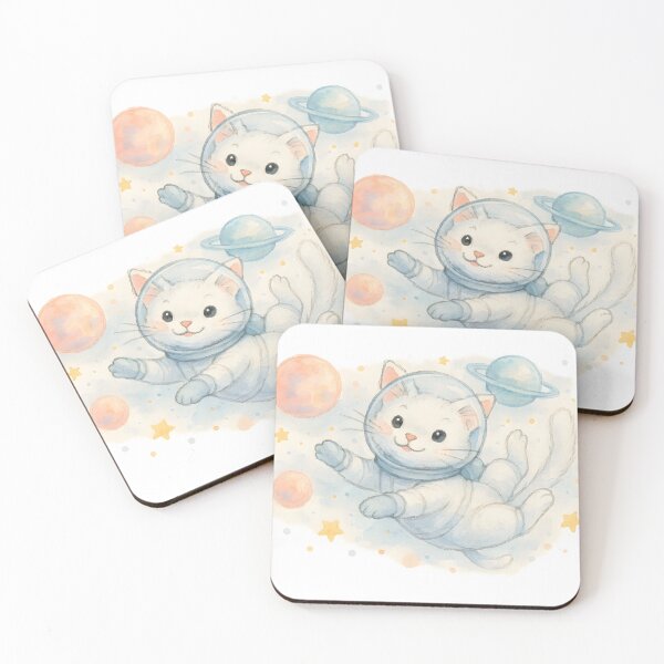 Item preview, Cute Astronaut Cat in Space designed and sold by SassyArtistry.