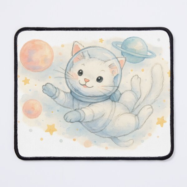 Item preview, Cute Astronaut Cat in Space designed and sold by SassyArtistry.