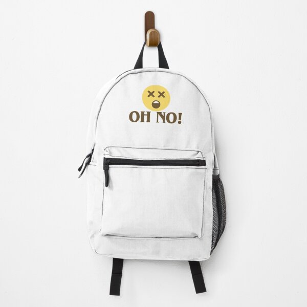 Item preview, “OH NO” with crossed X eyes emoji design ?? designed and sold by jazzydevil.