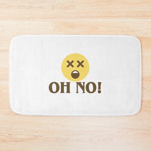 Item preview, “OH NO” with crossed X eyes emoji design ?‍? designed and sold by jazzydevil.