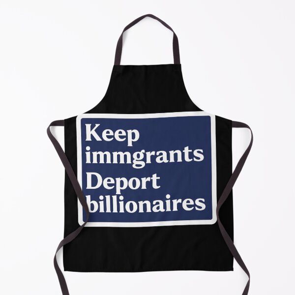 Item preview, Keep Immigrants Deport Billionaires  Navy designed and sold by Owcomm.