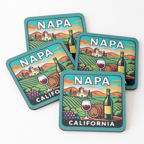 Item preview, Napa, California - Vineyard Charm - Wine Country designed and sold by Myra365Art.