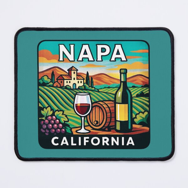 Item preview, Napa, California - Vineyard Charm - Wine Country designed and sold by Myra365Art.