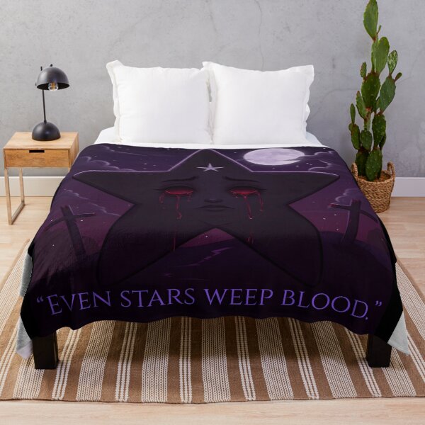 Item preview, Sad Crying Star "Even stars weep blood." | Celestial Goth, Dark Fantasy Art designed and sold by EnigmaticGoth.
