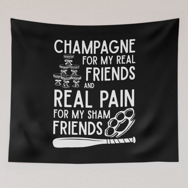 Item preview, Champagne for my Real Friends  designed and sold by UNK-Fatigues.