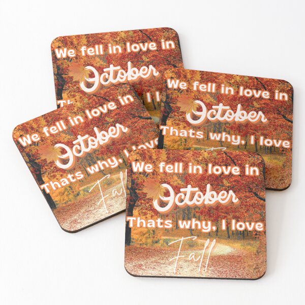 Item preview, We fell in love in October that’s why I love fall  designed and sold by KtInSunshine.