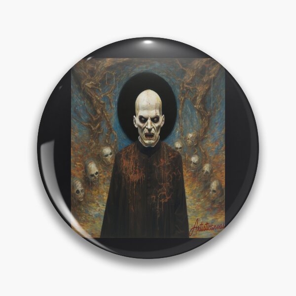 Item preview, "Spectral Priest: Attila Csihar's Theatrical Nightmare in Black Metal" designed and sold by Artisticanvas.