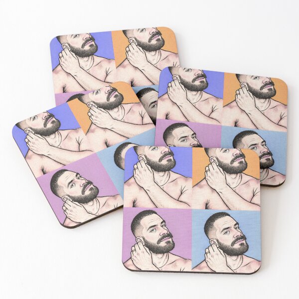 Item preview, Bold and Bearded (2x2) II designed and sold by Hunkyismything.