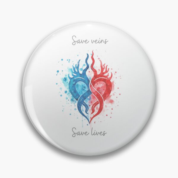 Item preview, Save Veins, Save Lives designed and sold by FormAVa-Shop.