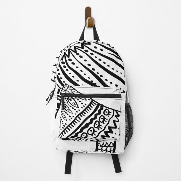 Item preview, black and white doodle cat designed and sold by Olga Lashko.