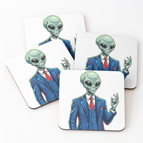 Item preview, Alien Businessman - Extraterrestre con Estilo designed and sold by Alchemy Void.