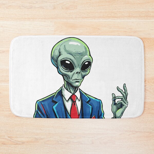 Item preview, Alien Businessman - Extraterrestre con Estilo designed and sold by Alchemy Void.