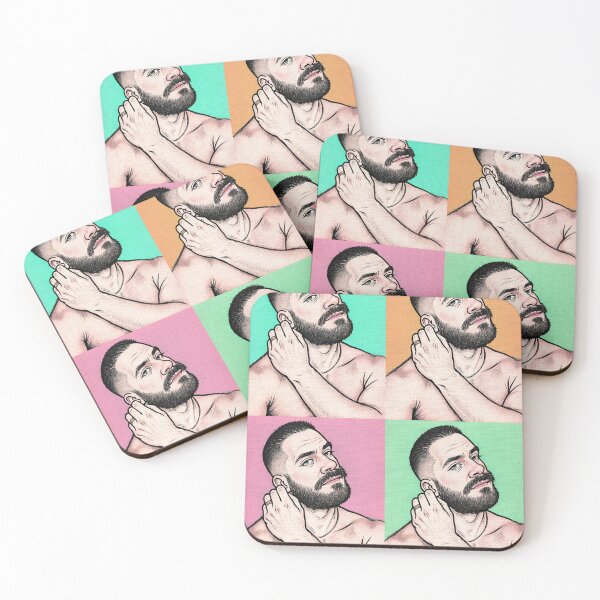 Item preview, Bold and Bearded (2x2) III designed and sold by Hunkyismything.