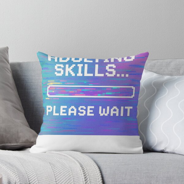 Item preview, Loading Adulting Skills... Please Wait – Y2K Glitch Design designed and sold by #Adulting Central.