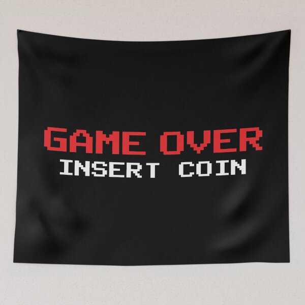 Item preview, Game Over Insert Coin designed and sold by moon70star-m70s.