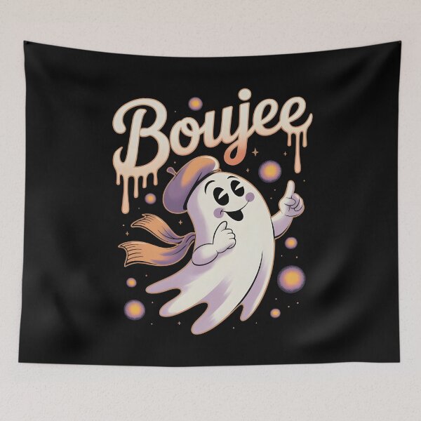 Item preview, Boujee October Vibes Ghost Halloween designed and sold by Redgiant87x.