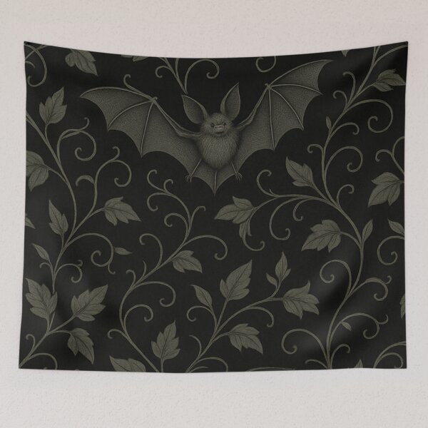 Item preview, Dark Gothic Bat Pattern designed and sold by SassyArtistry.