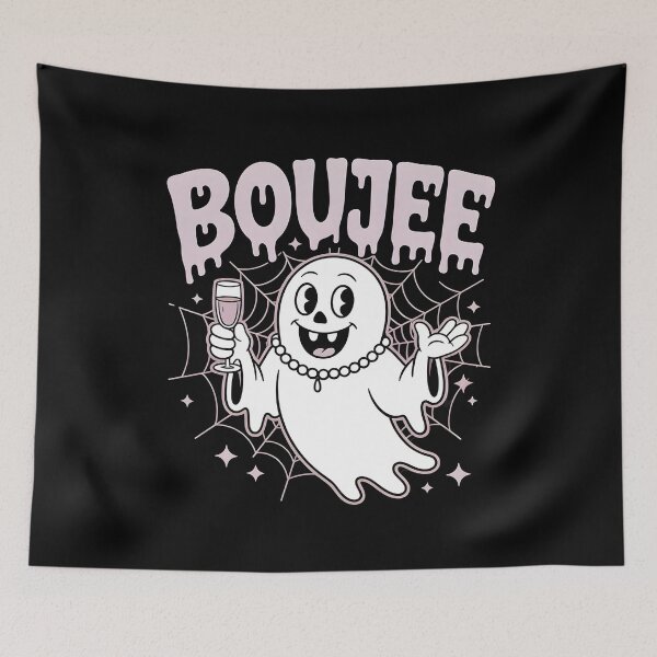 Item preview, Boujee October Vibes Ghost Halloween designed and sold by Redgiant87x.