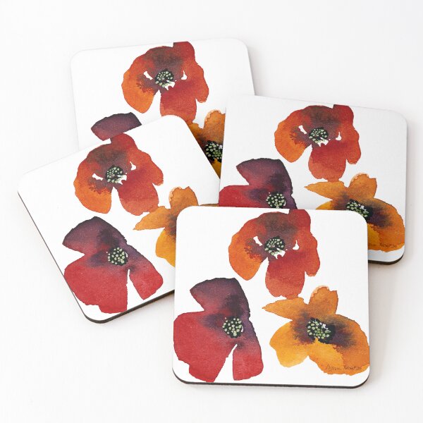 Item preview, Three Poppies Sing designed and sold by littlepostcards.