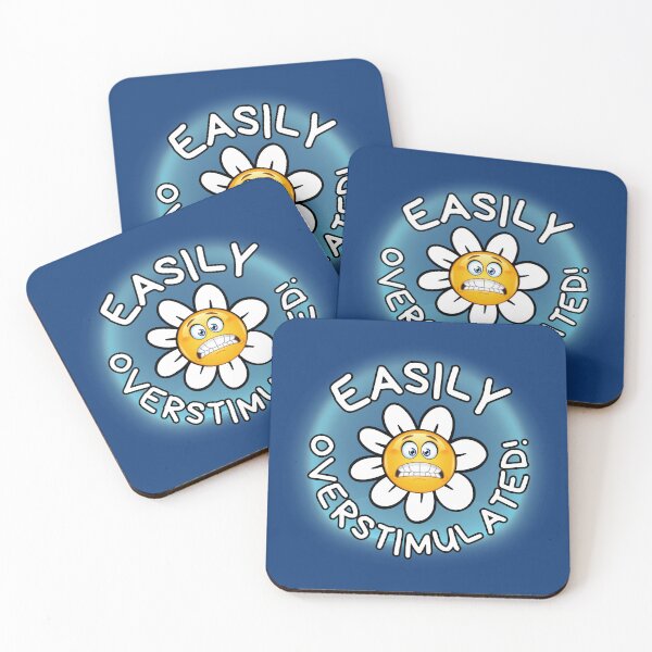 Item preview, ADHD Easily Overstimulated daisy flower Frit-Tees designed and sold by Shean Fritts.