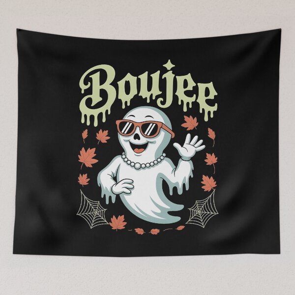Item preview, Boujee October Vibes Ghost Halloween designed and sold by Redgiant87x.