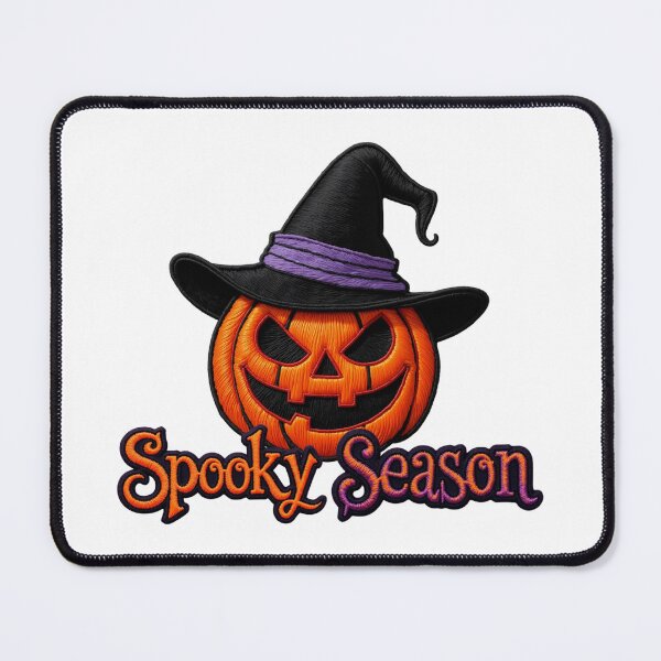 Item preview, Spooky Season Pumpkin Embroidered Patch designed and sold by Nacho Average Designs.