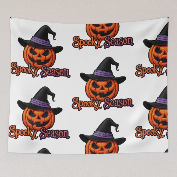 Item preview, Spooky Season Pumpkin Embroidered Patch designed and sold by Nacho Average Designs.
