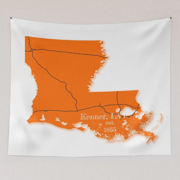 Item preview, Kenner, LA [Orange] designed and sold by PhilbonianDezin.