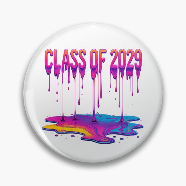 Item preview, Class of 2029 Neon Drip Graduation Design designed and sold by PixelExpressStudio.