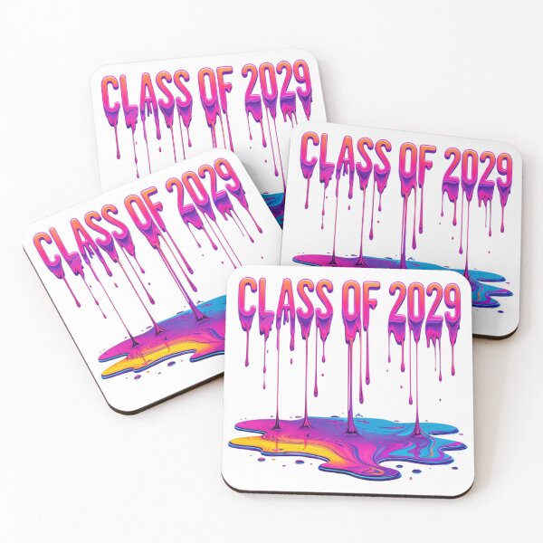 Item preview, Class of 2029 Neon Drip Graduation Design designed and sold by PixelExpressStudio.