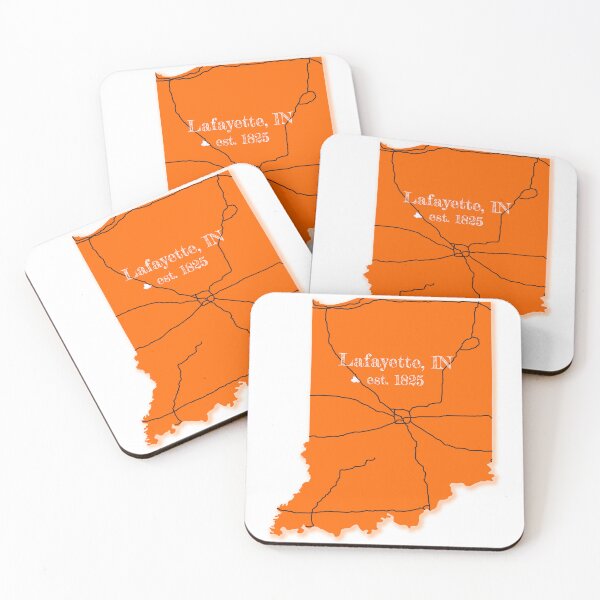 Item preview, Lafayette, IN [Orange] designed and sold by PhilbonianDezin.