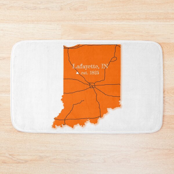 Item preview, Lafayette, IN [Orange] designed and sold by PhilbonianDezin.