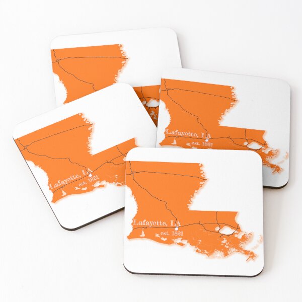 Item preview, Lafayette, LA [Orange] designed and sold by PhilbonianDezin.