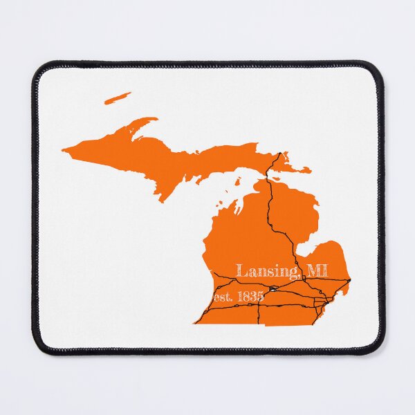 Item preview, Lansing, MI [Orange] designed and sold by PhilbonianDezin.