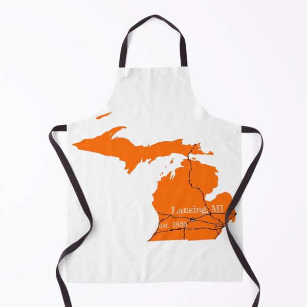Item preview, Lansing, MI [Orange] designed and sold by PhilbonianDezin.