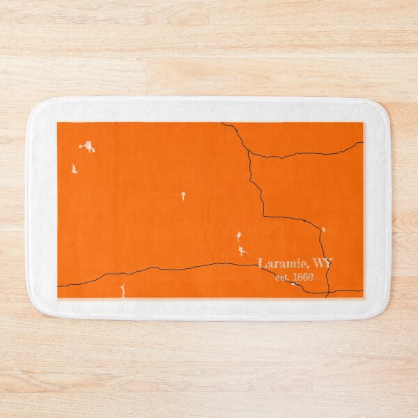 Artikelvorschau, Laramie, WY [Orange] entworfen und verkauft von PhilbonianDezin.