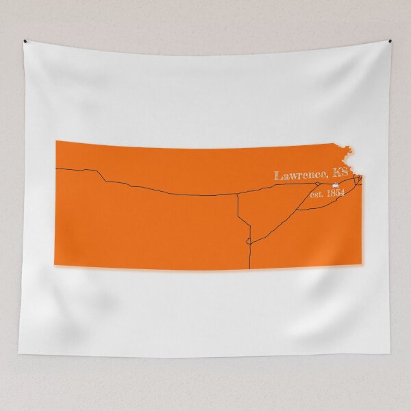 Item preview, Lawrence, KS [Orange] designed and sold by PhilbonianDezin.