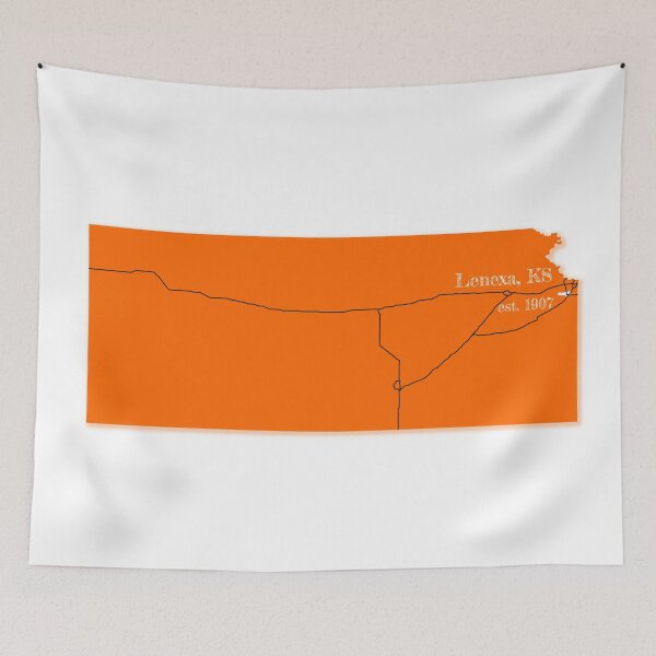 Item preview, Lenexa, KS [Orange] designed and sold by PhilbonianDezin.