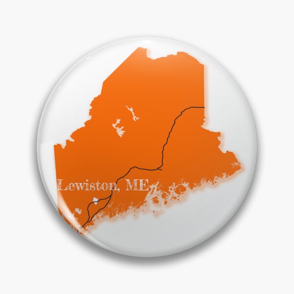 Item preview, Lewiston, ME [Orange] designed and sold by PhilbonianDezin.