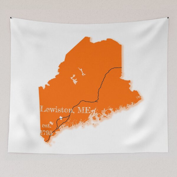 Item preview, Lewiston, ME [Orange] designed and sold by PhilbonianDezin.