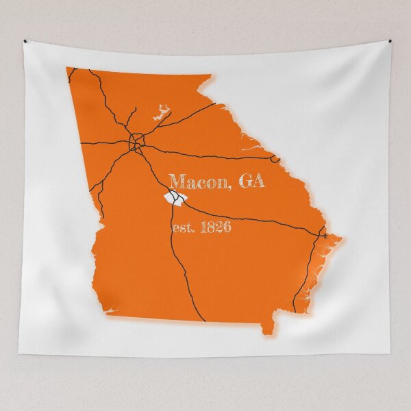 Item preview, Macon, GA [Orange] designed and sold by PhilbonianDezin.