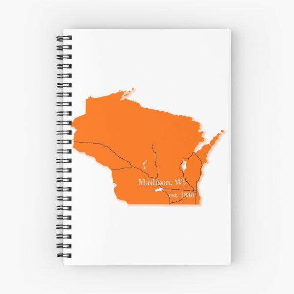 Artikelvorschau, Madison, WI [Orange] entworfen und verkauft von PhilbonianDezin.