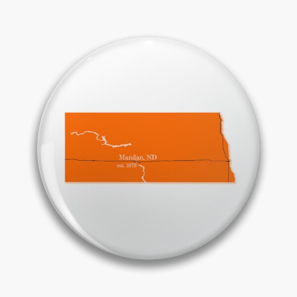 Item preview, Mandan, ND [Orange] designed and sold by PhilbonianDezin.