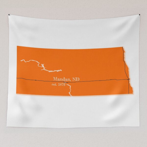 Item preview, Mandan, ND [Orange] designed and sold by PhilbonianDezin.
