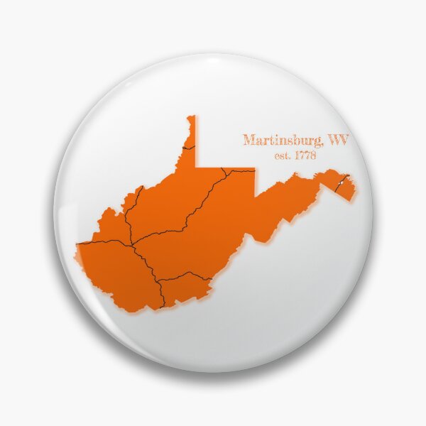 Artikelvorschau, Martinsburg, WV [Orange] entworfen und verkauft von PhilbonianDezin.