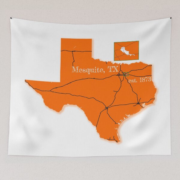 Item preview, Mesquite, TX [Orange] designed and sold by PhilbonianDezin.