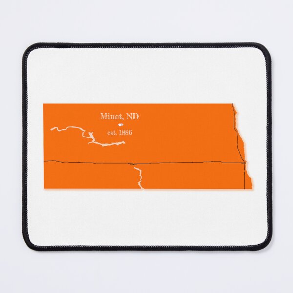 Item preview, Minot, ND [Orange] designed and sold by PhilbonianDezin.