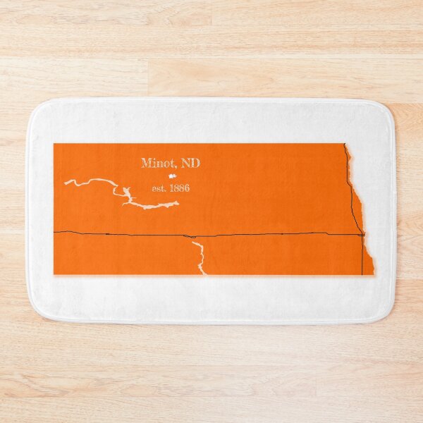 Item preview, Minot, ND [Orange] designed and sold by PhilbonianDezin.