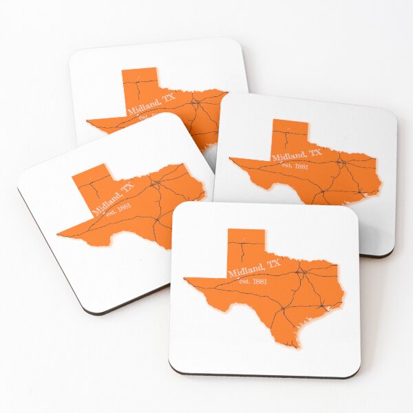 Item preview, Midland, TX [Orange] designed and sold by PhilbonianDezin.